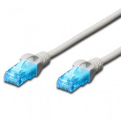 Cavo rete Ethernet Patch UTP Cat.5E 15 mt. Grigio