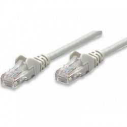 Cavo rete Ethernet Patch UTP Cat.5E  0,3 mt. Grigio