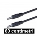 Cavo Audio Stereo Jack 3.5 mm M/M  60 centimetri