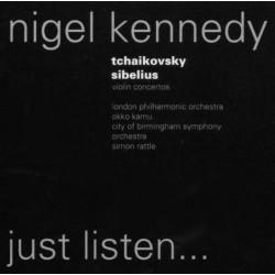 Tchaikovsky/Sibelius-Violin Concertos:N.Kennedy,London Philharmonic Orch,O.Kamu/S.Rattle,City Of Birmingham Symph.Orch.