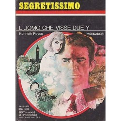 Collana Segretissimo Mondadori, nr.369 - L'uomo che visse due Y-1970