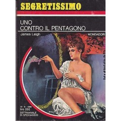 Collana Segretissimo Mondadori, nr.303 - Uno contro il pentagono -1969