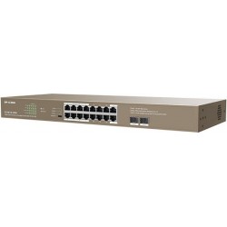Switch Unmanaged 16GE+2 SFP a 16 porte 10/100/1000Mbps