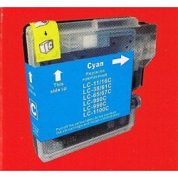 CARTUCCIA COMPATIBILE   BROTHER LC980C/LC1100C CIANO
