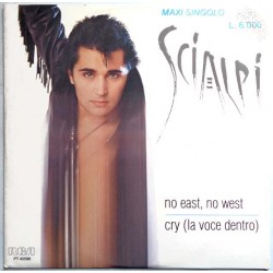 Scialpi - No East, No West / Cry, 12" Maxi Single ITA 1986 RCA  PT 40598