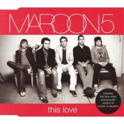 Maroon 5 - This Love, CD Single