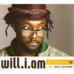 Will I Am - I Got It From My Mama, CD Single