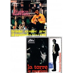 Franco Battiato - La Torre / Triste Come Me, 2 Vinili 7" 45 Giri Nuovi Sigillati