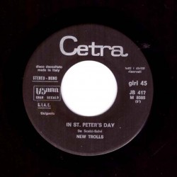 New Trolls - In St. Peter's day / J.S. Bach - Toccata E Fuga (Frammento) In Re Minore Per Organo 7" 45 giri