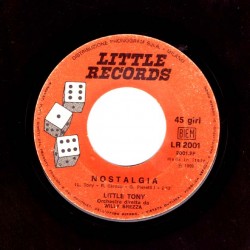 Little Tony - Nostalgia / Diceva Che Amava Me 7" 45 giri