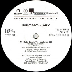Vari - Promo Mix Only For D.J. 12"  X-Energy Records PRO 124