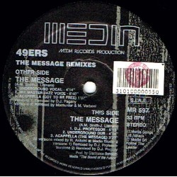 49ers - The Message (Remixes), 12" Maxi Single