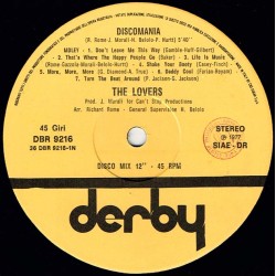 The Lovers - Discomania / Medley, 12" Maxi Single