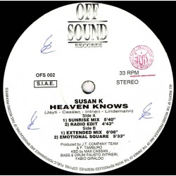 Susan K - Heaven Knows, 12" Maxi Single