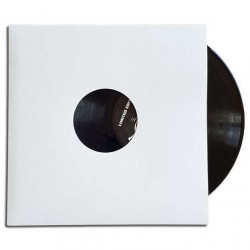 5 Copertine per vinili 10" (tipo 78 giri)  in cartoncino bianco con foro centrale