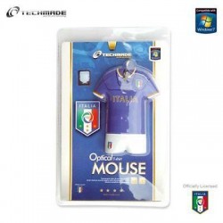 Mouse Ottico USB T-Shirt Nazionale Italiana Calcio